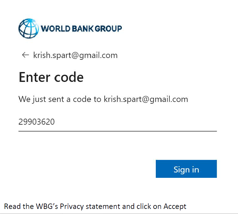 Bank Code Training Registering in the Bank's Open Learning Campus (OLC)